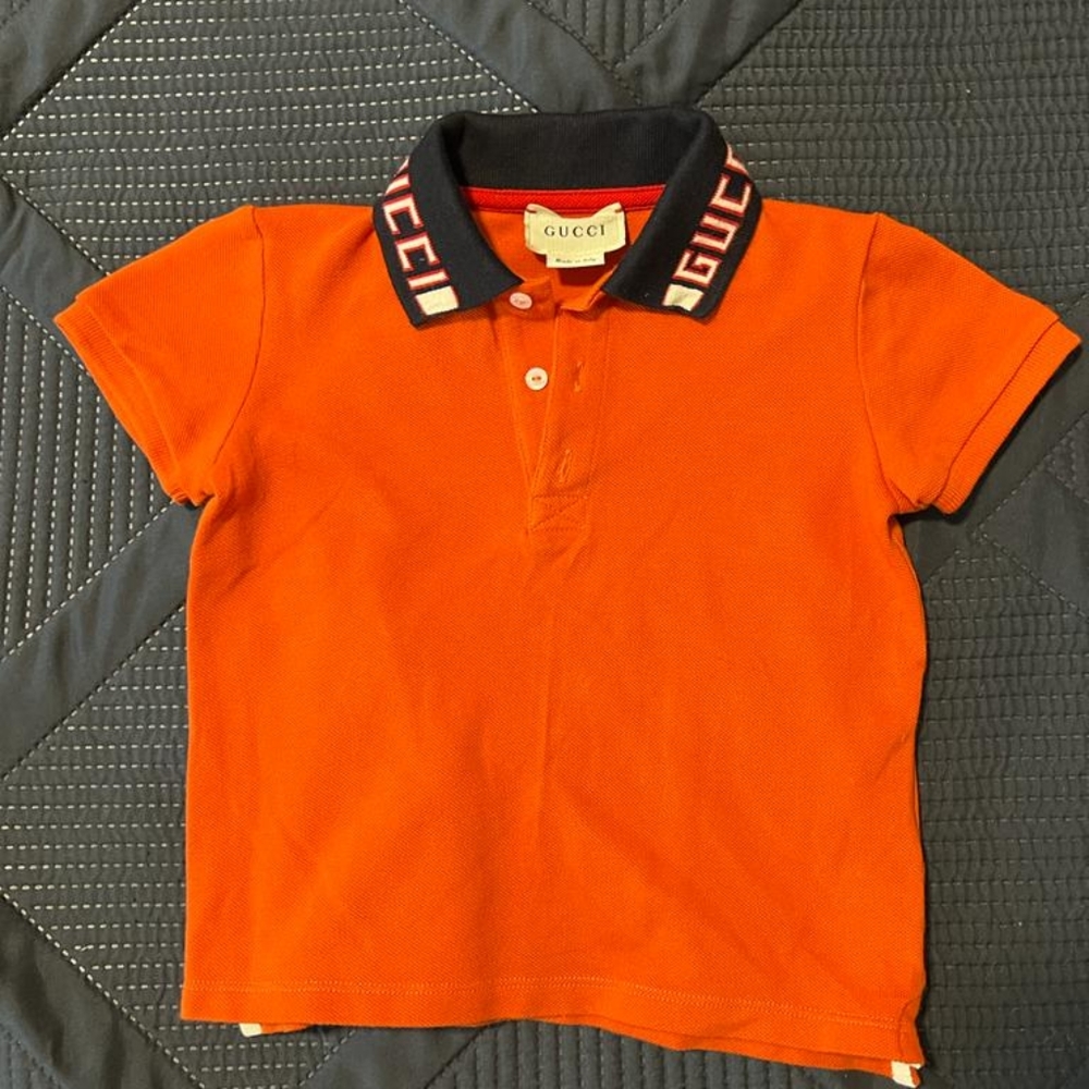 Gucci baby cotton polo shirt
